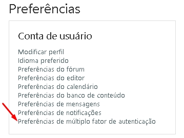 Conta de usuário
